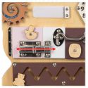 COIL Tablica Manipulacyjna Montessori Drewniana Miś