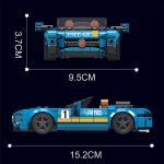 COIL Klocki konstrukcyjne zestaw 336 elementów Auto sportowe samochód COIL Klocki konstrukcyjne zestaw 336 elementów Auto sportowe samochód