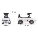 COIL Jeździk pchacz chodzik 3W1 Mercedes AMG Auto samochód duży dla dzieci biały