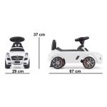 COIL Jeździk pchacz chodzik 3W1 Mercedes AMG Auto samochód duży dla dzieci biały