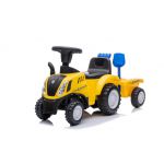 COIL Jeździk pchacz chodzik traktor New Holland z przyczepką dla dzieci żółty COIL Jeździk pchacz chodzik traktor New Holland z przyczepką dla dzieci żółty
