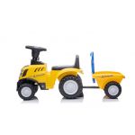 COIL Jeździk pchacz chodzik traktor New Holland z przyczepką dla dzieci żółty COIL Jeździk pchacz chodzik traktor New Holland z przyczepką dla dzieci żółty
