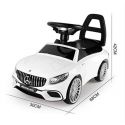 COIL Jeździk Chodzik Pchacz Mercedes S65 AMG biały dla dzieci (światła LED)