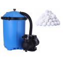 COIL Pompa piaskowa do basenu Bestway Intex. wydajność 8500l/h + kulki filtracyjne Aquallon 925g