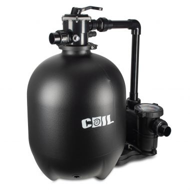 COIL Pompa piaskowa do basenu 800W. wydajność 19000l/h samozasysająca zbiornik 125l