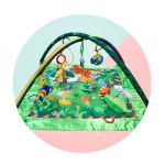 COIL MATA GIMNASTYCZNA EDUKACYJNA RAINFOREST Z ZABAWKAMI I LUSTERKIEM Z DŹWIĘKIEM COIL MATA GIMNASTYCZNA EDUKACYJNA RAINFOREST Z ZABAWKAMI I LUSTERKIEM Z DŹWIĘKIEM