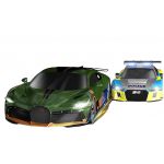 COIL Tor wyścigowy samochodowy zestaw auta tory wyścigowe pętla licencja AUDI Bugatti 6.2m skala 1:64
