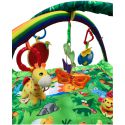 COIL MATA GIMNASTYCZNA EDUKACYJNA RAINFOREST Z ZABAWKAMI I LUSTERKIEM Z DŹWIĘKIEM