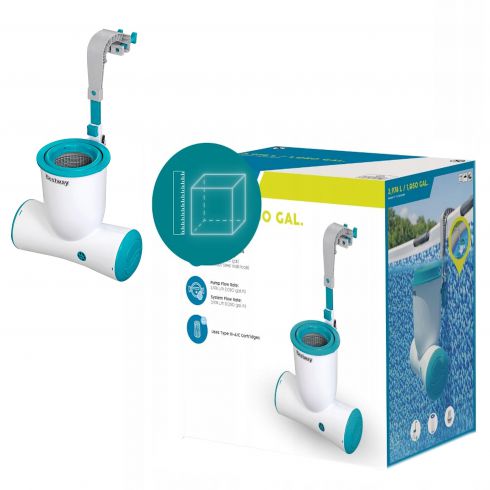 BESTAWY 58462 FILTRUJĄCA POMPA BASENOWA SKIMMER FLOWCLEAR 2574l/h + FILTR WYMIENNY BESTAWY 58462 FILTRUJĄCA POMPA BASENOWA SKIMMER FLOWCLEAR 2574l/h + FILTR WYMIENNY
