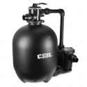 COIL Pompa piaskowa do basenu 800W. wydajność 19000l/h samozasysająca zbiornik 125l