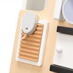 COIL Chodzik pchacz interaktywny dla dzieci jeździk edukacyjny 2w1 sorter czarno-biały