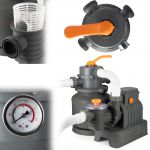 COIL Pompa piaskowa do basenu Bestway Intex. wydajność 8705l/h 250W + węże