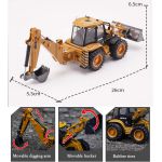 COIL Koparka ładowarka budowlana metalowa skala 1:50
