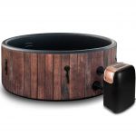 COIL SPA dmuchana wanna ogrodowa basen z hydromasażem 6 osób 2024 rustykalny