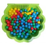 COIL Piaskownica muszla zielona + 100 piłeczek