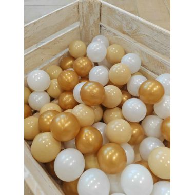 Coil Piłeczki piłki do suchego basenu 100szt PERŁA ZŁOTO