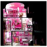 Coil Domek drewniany dla lalek winda zjeżdżalnia