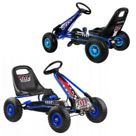 COIL Gokart on pedals Big wheels pumped for kids brake super gift formula 1 blue