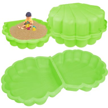 COIL Boîte de sable fin de grande piscine 2in1 chatte en plastique xxl couvercle vert