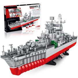 COIL Structural blocks set Mega 2462 Warbi-shipbuilder army ship Hangzhou Destroyer