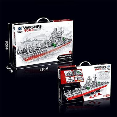COIL Strukturblöcke Set Mega 2462 Warbi-Shipbuilder Armee Schiff Hangzhou Zerstörer