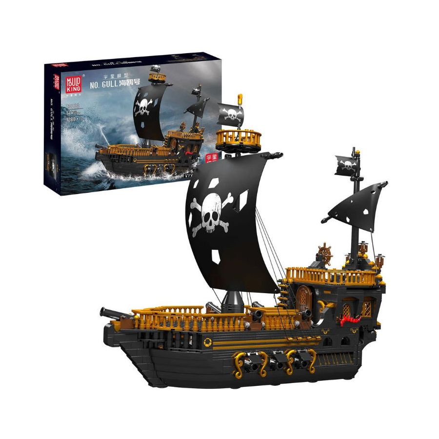 COIL Structurele blokken set van 1288 el elementen. Piratenschip