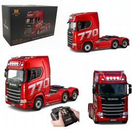 Coil Remote Control Truck Scania 770s V8 1:18 on the Red Remote