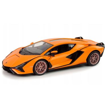 COIL Grande télécommande porté rc rc lamborghini sian porte ouverte lumière orange
