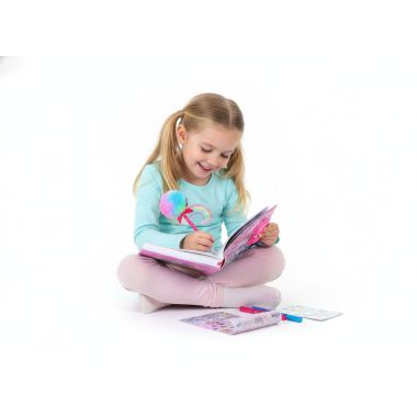 COIL Dagboek met een slogan geschenk set pen met een kwastband 3in1 eenhoorn eenhoorn
