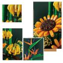 COIL Structural blocks set 1608 elements large flowers sunflowers