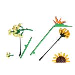 COIL Structural blocks set 1608 elements large flowers sunflowers