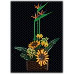 COIL Structural blocks set 1608 elements large flowers sunflowers