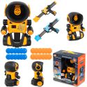 COIL Jeu d'arcade pour les enfants Tir de la cible Robot + 2 pistolet + 24 balles orange