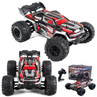 COIL Remote controlled car Auto RC 4x4 on off-road remote 38km / h large 1:16 red