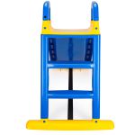 COIL Slide slide Large for children 140 cm Garden slide Solid with a blue-yellow ladder