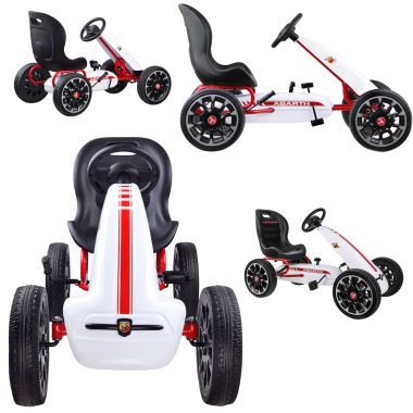 COIL GOKART NA Pédales pour frein de roue pour enfants Big Abarth Super cadeau blanc