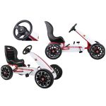 COIL GOKART NA Pédales pour frein de roue pour enfants Big Abarth Super cadeau blanc