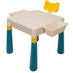 COIL Multifunctional table top for laying 2in1 blocks for children + square chair