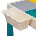 COIL Multifunctional table top for laying 2in1 blocks for children + square chair