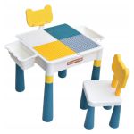 COIL Multifunctional table top for laying 2in1 blocks for children + square chair