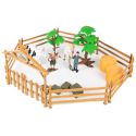 COIL Ensemble de personnages d'élevage pour enfants jouet Grande ferme + tracteur 45 éléments