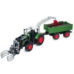 COIL Ensemble de personnages d'élevage pour enfants jouet Grande ferme + tracteur 45 éléments