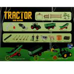 COIL Ensemble de personnages d'élevage pour enfants jouet Grande ferme + tracteur 45 éléments