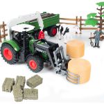 COIL Ensemble de personnages d'élevage pour enfants jouet Grande ferme + tracteur 45 éléments
