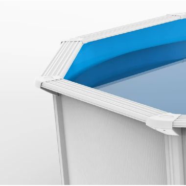 COIL Piscine en acier canadienne ovale 6.1m × 3.6m 1.3m la quantité de