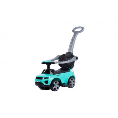 COIL Jeździk chodzik pchacz 3w1 Sport Car dla dzieci TURKUSOWY